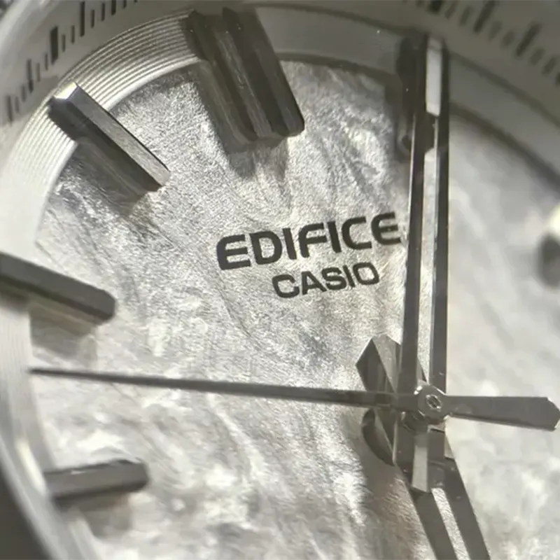 Casio Edifice Automatic White Carbon Dial Men's Watch- EFK-100CD-1A